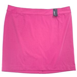 Lane Bryant Women's Knee Length Career Pencil Skirt Fuchsia Pink Stretch Plus 28